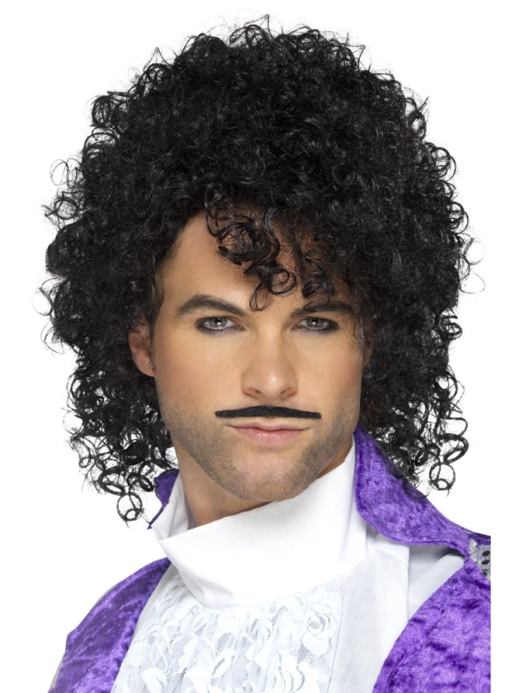 Prince Purple Rain Wig: one size - Hidden Identity Costumes & Dancewear